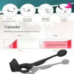 Vibrador Anal com Anel Peniano