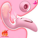 Vibrador com Estimulo no Ponto G e Sugador de Clitóris - Sunbabe