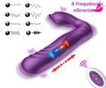 Vibrador Vai-Vem e Estimulação Clitoriana com Controle Remoto