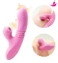 Vibrador de Ponto G Vai e Vem & Sucção - Olivia DIBE