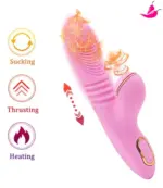 Vibrador de Ponto G Vai e Vem & Sucção - Olivia DIBE