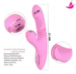 Vibrador de Ponto G Vai e Vem & Sucção - Olivia DIBE