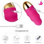 Vibrador Feminino Bullet Egg com Controle Remoto a Distância