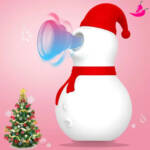 Vibrador & Sugador Penguin Noel com 10 Níveis de Sucção