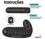 Vibrador para Clitóris e Ponto G Dedeira Vibratória - Erotik