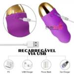 Vibrador Feminino Bullet Egg com Controle Remoto a Distância