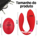 August - Vibrador para Casais com Controle Sem Fio