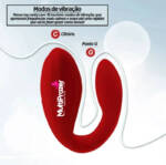 August - Vibrador para Casais com Controle Sem Fio