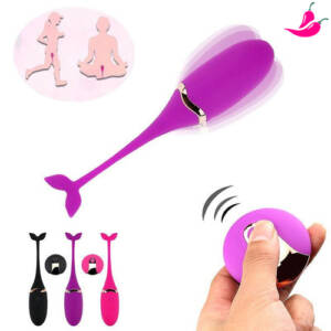 Vibrador Baleia com Controle Remoto