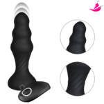 Plug Anal e Estimulador de Próstata com Controle Remoto - BlackPanter