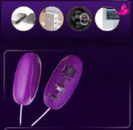 Bullet Vibratório Duplo com Fio e Vibração Intensa