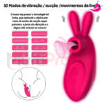 Vibrador de Clitóris e Simulador de Sexo Oral - Vibrador Coelinho da Sorte