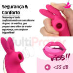Vibrador de Clitóris e Simulador de Sexo Oral - Vibrador Coelinho da Sorte