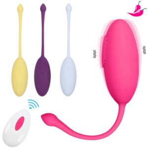 Vibrador Ovinho Bullet com Controle Remoto e 12 Níveis de Vibrações - DanX