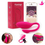 Flamingo - Vibrador Feminino de Ponto G e Clitóris com Controle a Distância
