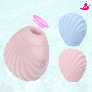 Vibrador Discreto Sugador de Clitóris Conchinha - HotOcean