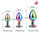 Kit Plug Anal Joia Elegante - Iniciante ao Avançado