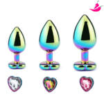 Kit Plug Anal Joia Elegante - Iniciante ao Avançado