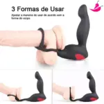 Massageador de Próstata Recarregável com Controle - Langer- RCT S Hande