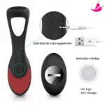 Massageador de Próstata Recarregável com Controle - Langer- RCT S Hande