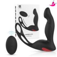 Massageador de Próstata Recarregável com Controle - Langer- RCT S Hande
