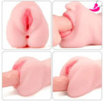 Masturbador Masculino Completo - Boca, Vagina e Ânus com Texturas