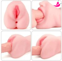 Masturbador Masculino Completo - Boca, Vagina e Ânus com Texturas