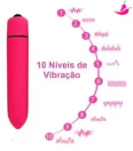 Mini Vibrador Bullet Feminino - Caneta Rapid