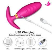 Plug Anal Vibratório c/ Controle Remoto 10 Velocidades