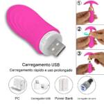 Plug Anal Vibratório c/ Controle Remoto 10 Velocidades