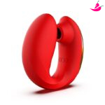 Vibrador e Sugador de Clitóris Potente e Articulável - Tina SenseRed