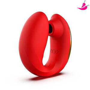 Vibrador e Sugador de Clitóris Potente e Articulável - Tina SenseRed