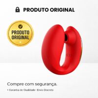 Vibrador e Sugador de Clitóris Potente e Articulável - Tina SenseRed
