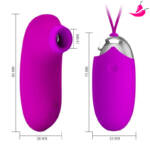 Sugador de Clitóris 12 Níveis de Intensidade - Orthus Pretty Love