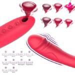 Sugador de Clitóris e Consolo Vibrador de Ponto - AirWon