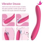 Sugador de Clitóris e Consolo Vibrador de Ponto - AirWon