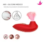 Sugador Erótico de Clitóris Linha Luxury - MegSuck