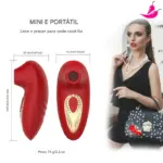 Sugador Erótico de Clitóris Linha Luxury - MegSuck