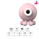 Sugador Polvinho Estimulador de Clitóris com 9 Intensidades - Octopi