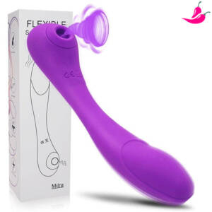 Vibrador Varinha Mágica com Sugador de Clitóris - TwoLoving