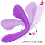 Vibrador Varinha Mágica com Sugador de Clitóris - TwoLoving