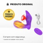 Vibrador de Ponto G e Sugador de Clitóris com Controle Remoto a Distância - Trust Loving