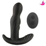 Vibrador Anal Estimulador de Próstata com Rotações 360° e Controle Remoto- Optimus