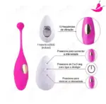 Vibrador Bullet EGG - Vibrador C/ Controle Remoto a Distância