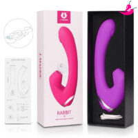Vibrador Consolo e Sugador de Clitóris - Rabbit S-Hand