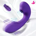 Vibrador de Ponto G com Sugador de Clitóris - Vasana