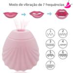 Vibrador Discreto Sugador de Clitóris Conchinha - HotOcean