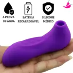 Vibrador e Sugador Massageador de Clitóris - Vibrador Golfinho Pro
