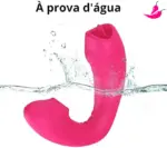 SINDY- Vibrador Feminino com Sugador de Clitóris e Simulador de Sexo Oral c/ Controle Remoto