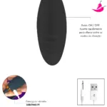 Vibrador Interno e Clitoriano com Controle Remoto - LiveBetter
